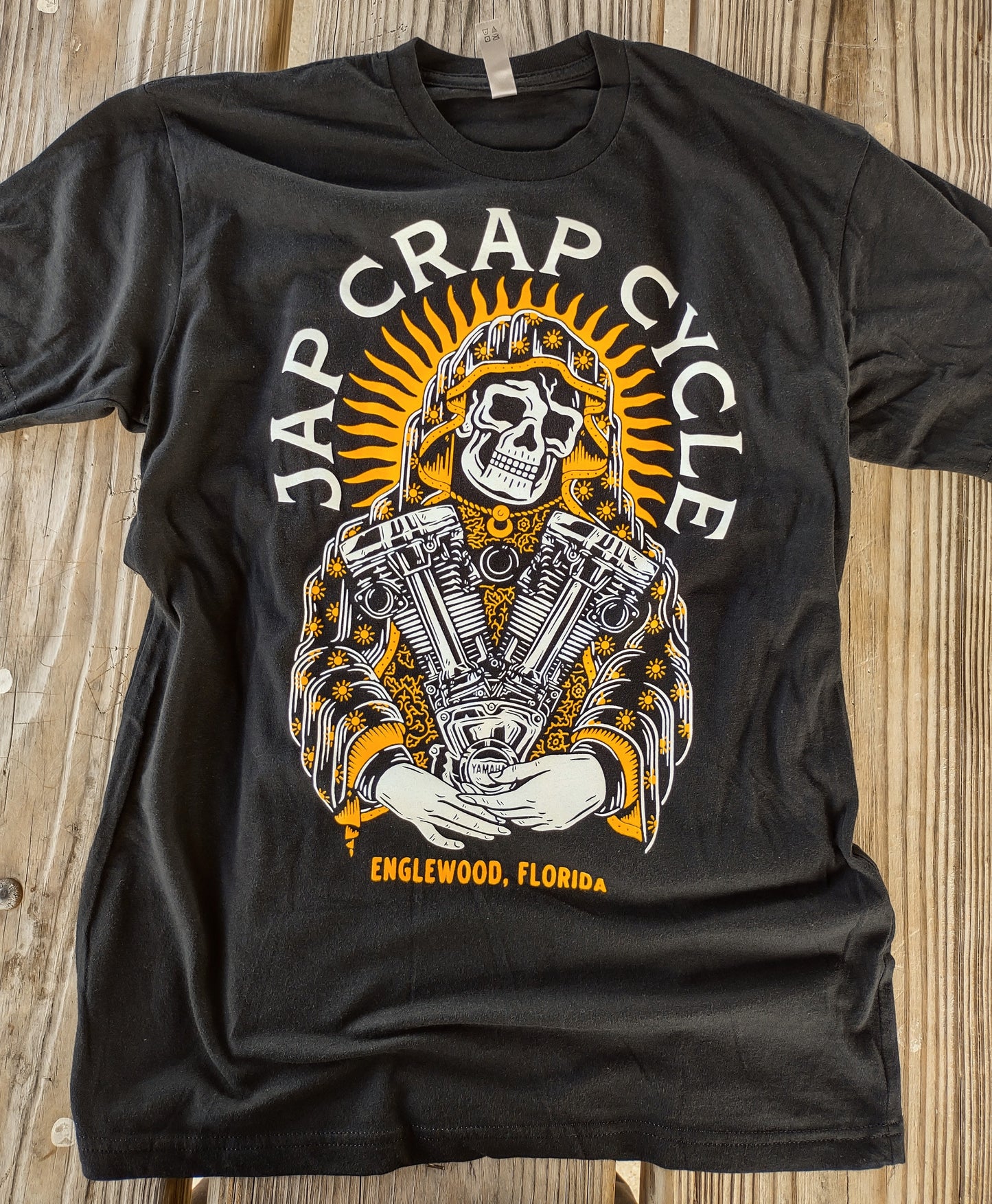 "Our Lady of Jap Crap" short sleeve shirt